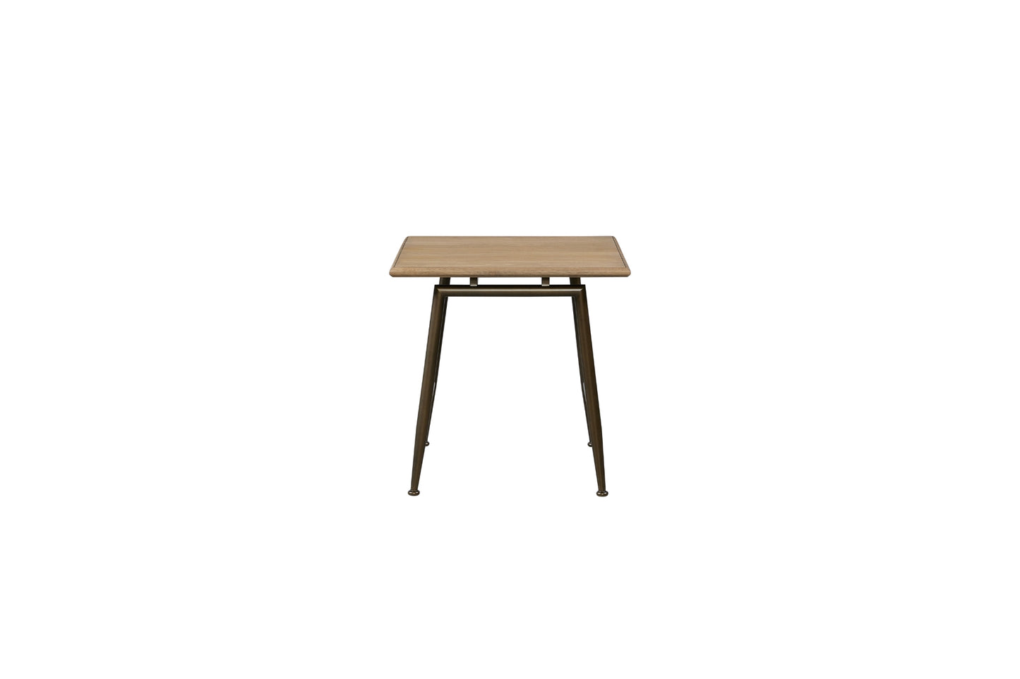 End Table with Metal Legs