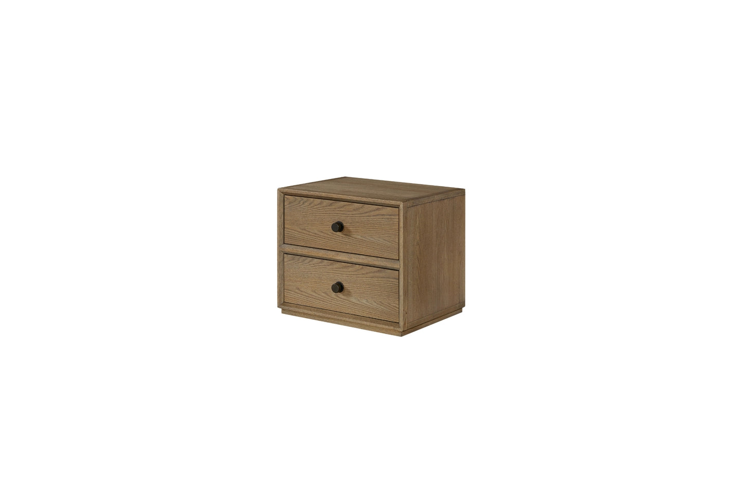 Wheat 2-Drawer Nightstand