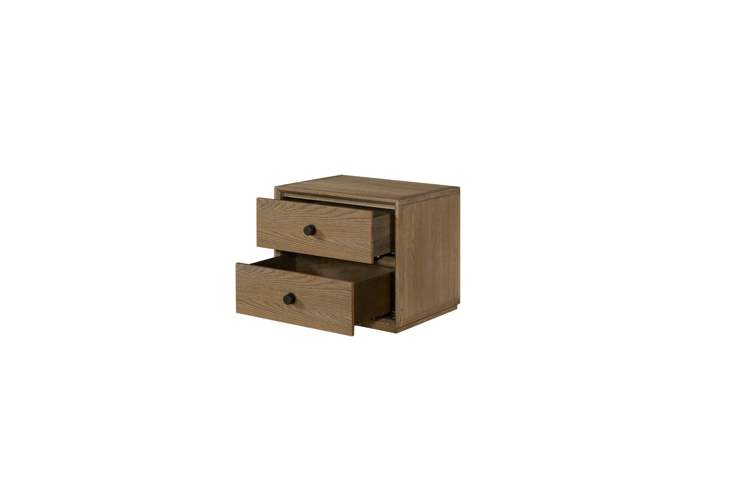 Wheat 2-Drawer Nightstand