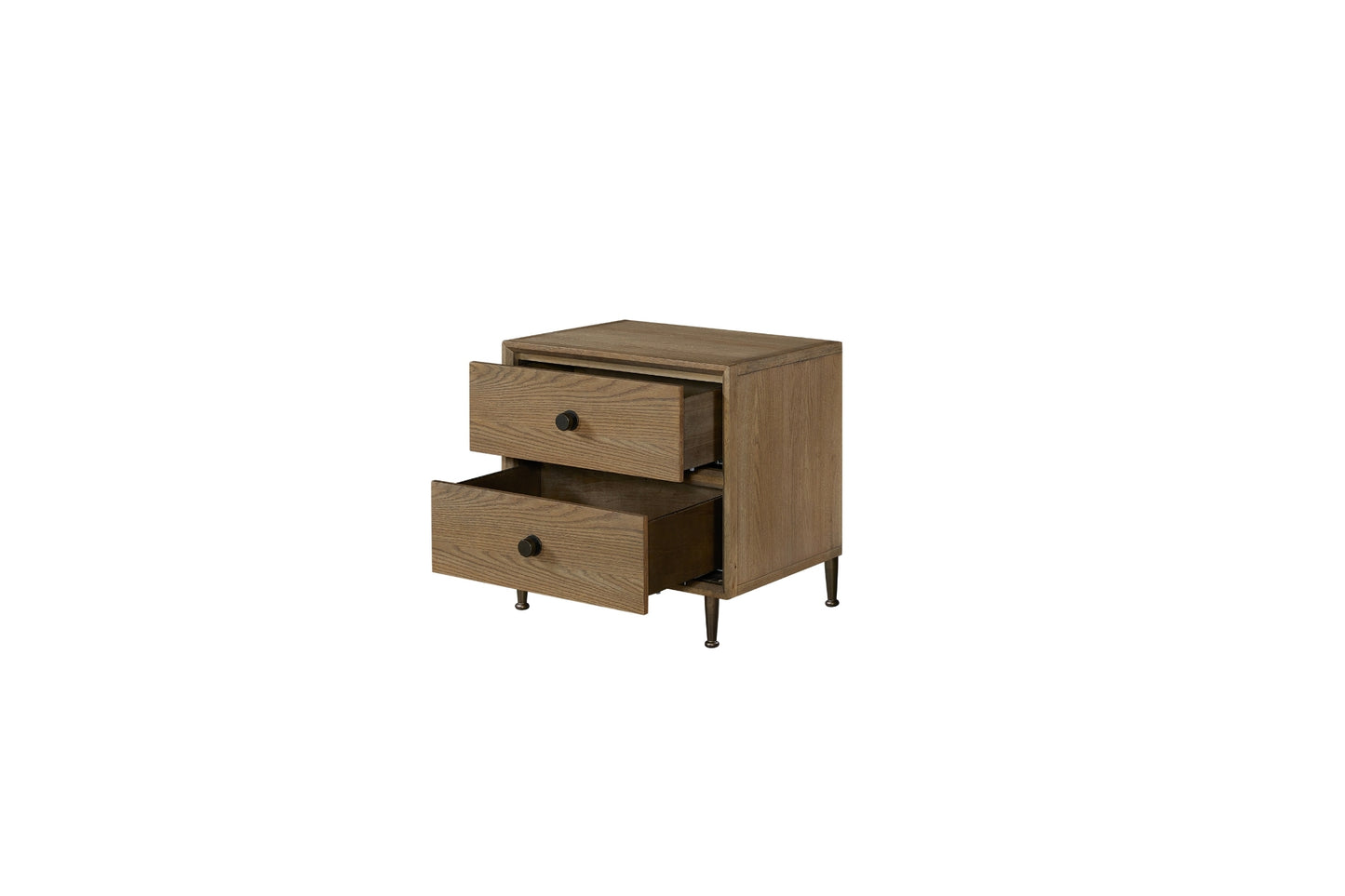 Wheat 2-Drawer Nightstand