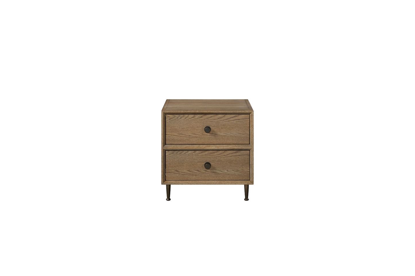 Wheat 2-Drawer Nightstand