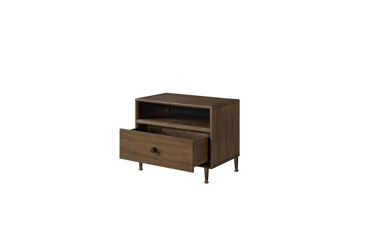 Rye Open Drawer Nightstand