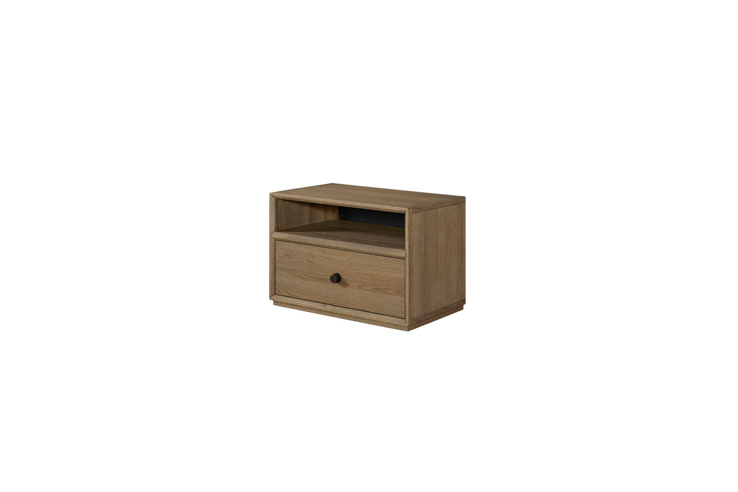 Wheat Open Drawer Nightstand