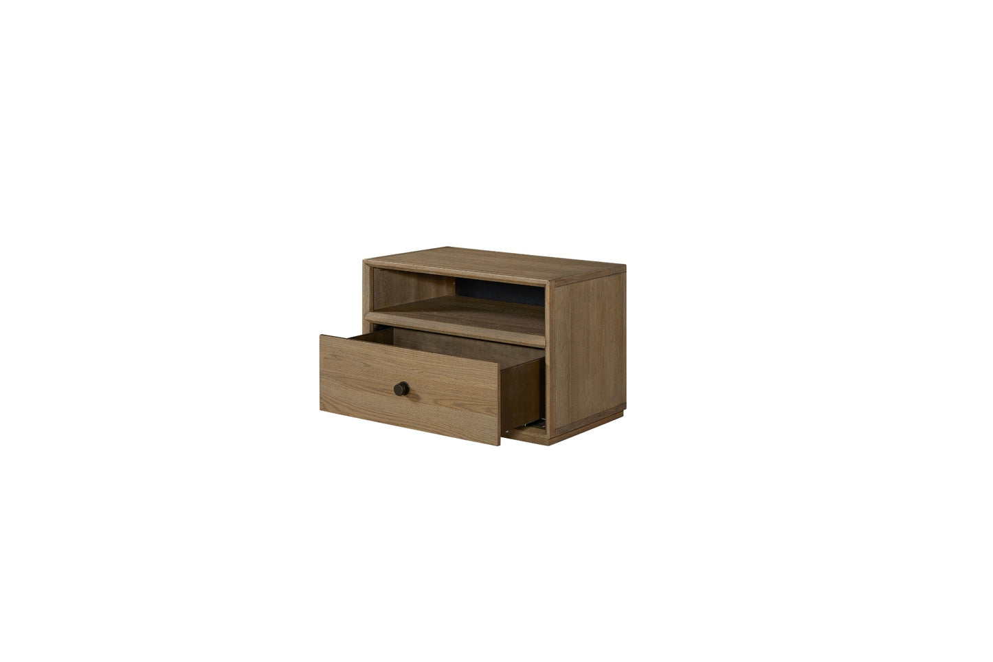 Wheat Open Drawer Nightstand