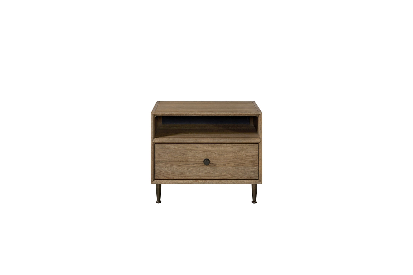 Wheat Open Drawer Nightstand