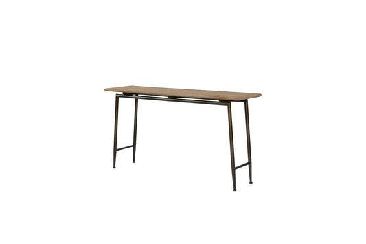 Console Table with Metal Legs