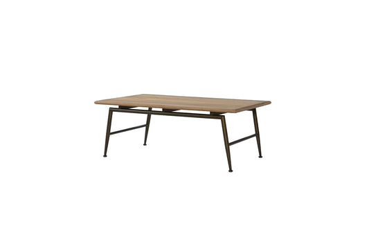Cocktail Table with Metal Legs