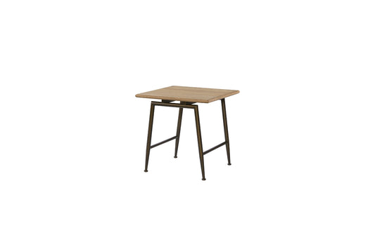 End Table with Metal Legs