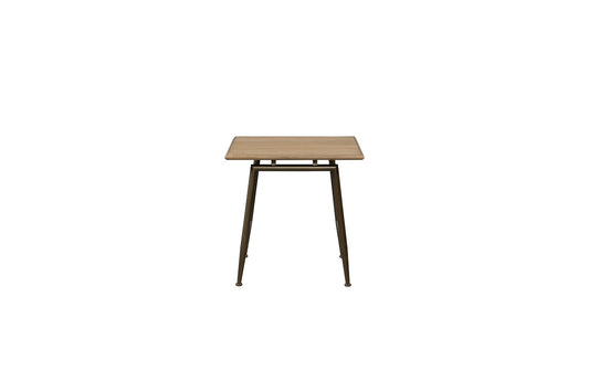 End Table with Metal Legs