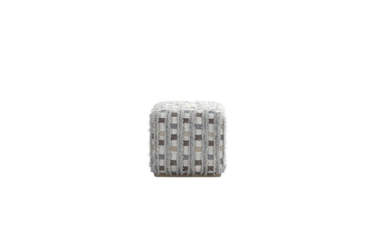 Wheat Upholstered Stool