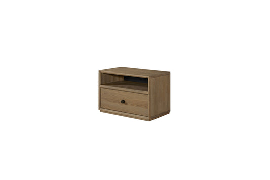 Wheat Open Drawer Nightstand