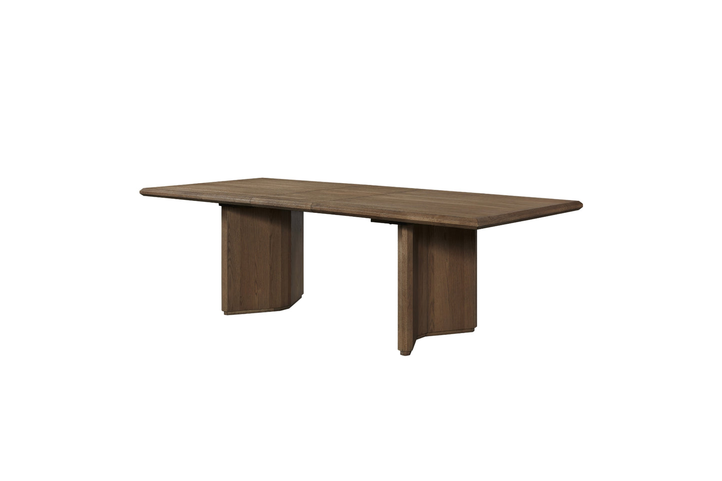 Rye Angled Double Pedestal Table