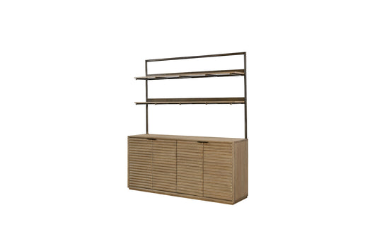 2-Piece Sideboard and Hutch