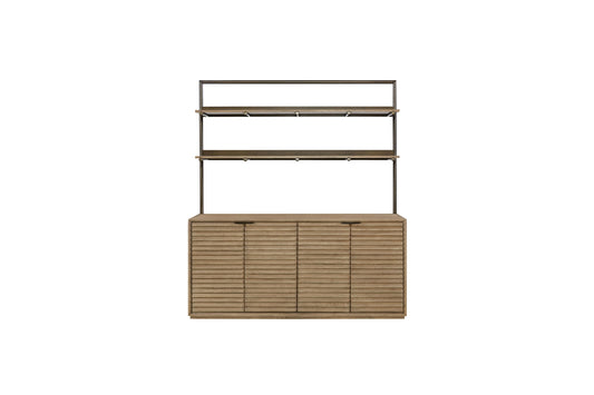 2-Piece Sideboard and Hutch